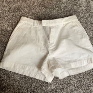 Cotton white shorts